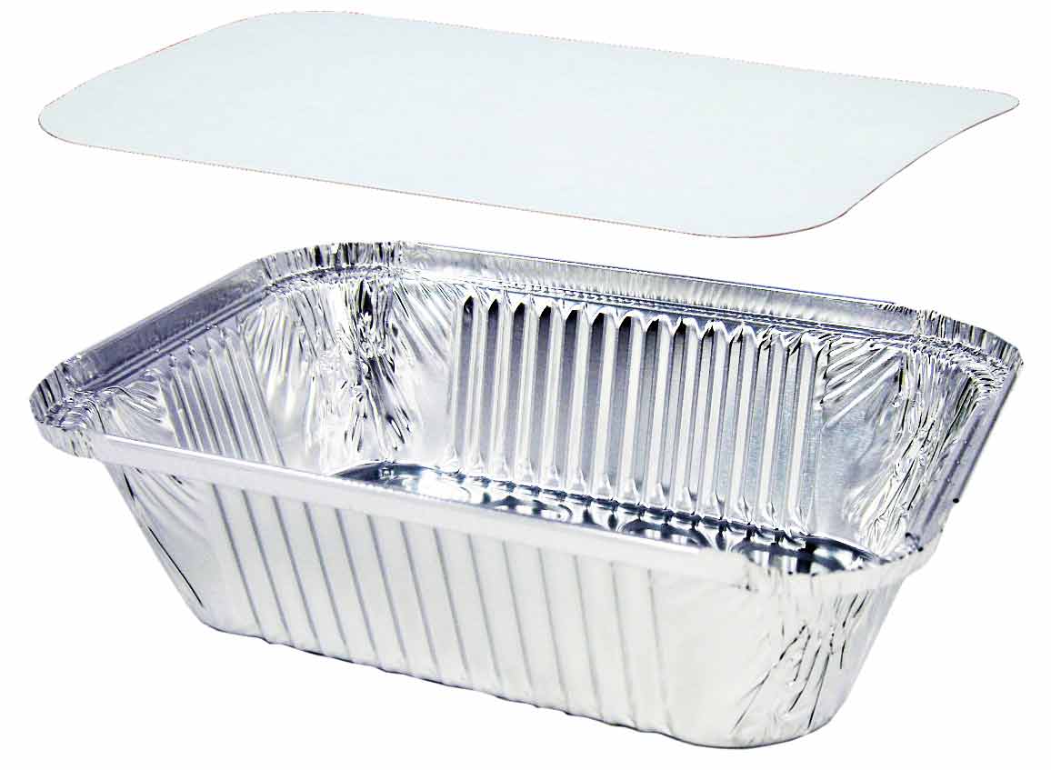 Aluschale R45-935L mit Deckel, 100 Stück/Packung Aluschale R45-935L mit Deckel, 100 Stück/Packung