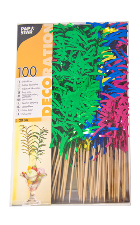 Deko-Picker "Palmenblätter" 100 Stück/Packung