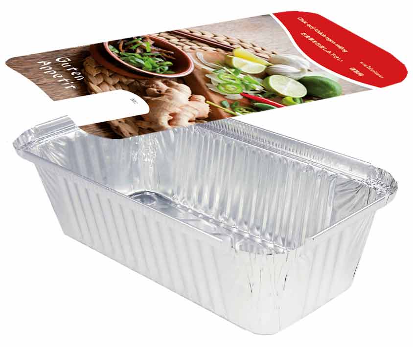 Aluschale R14-901L mit Motivdeckel "Asia", 100 Stück/Packung