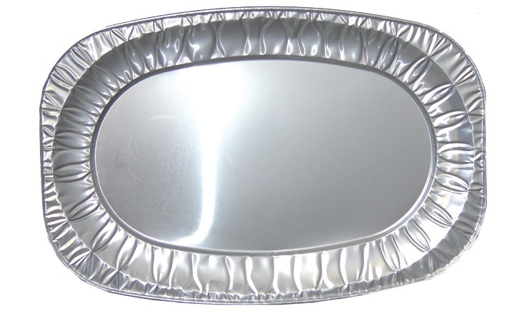 Alu-Servierplatte groß, oval, 10 Stück/Packung Alu-Servierplatte groß, oval, 10 Stück/Packung