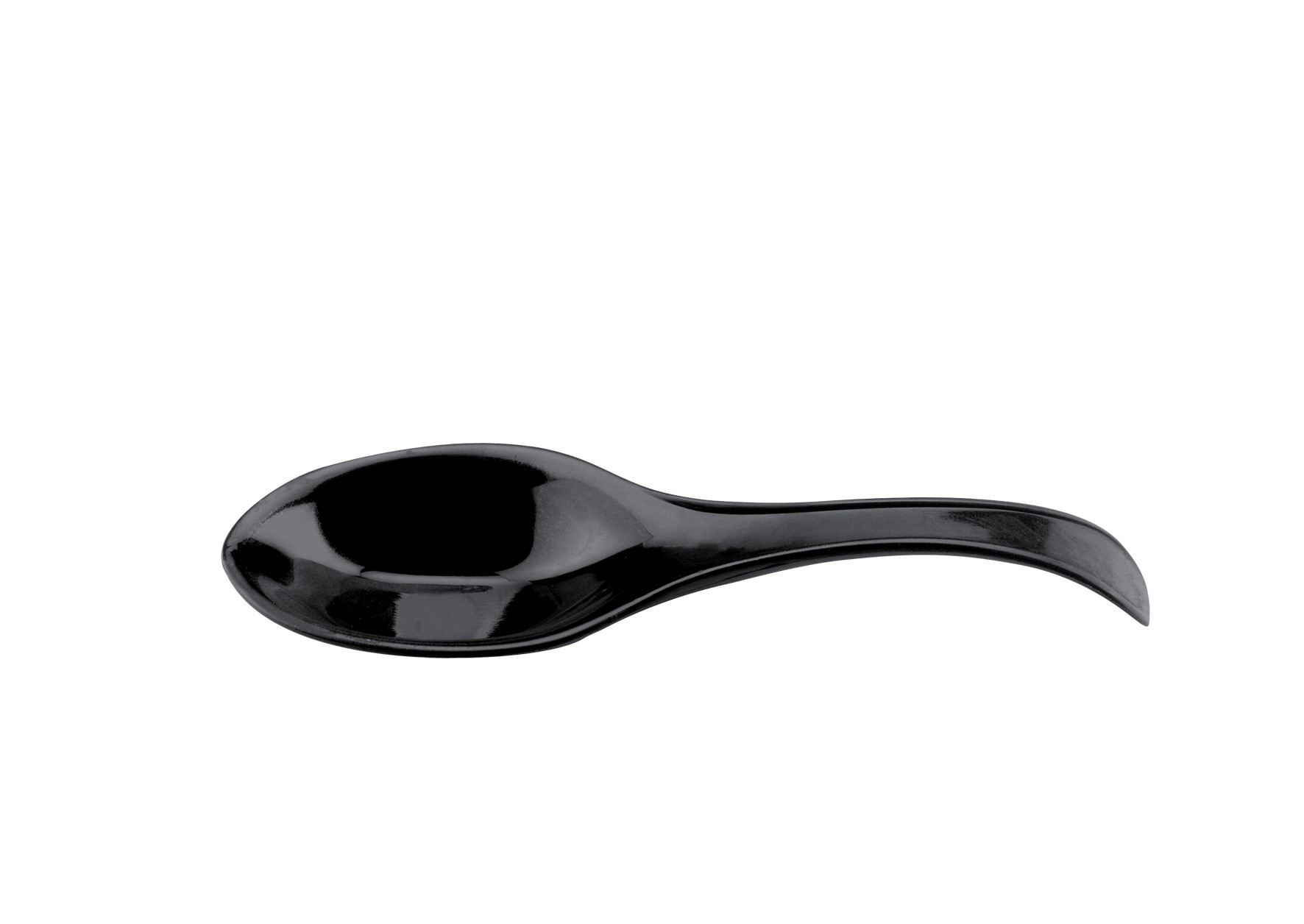 Finger Food Löffel schwarz, 30 Stück