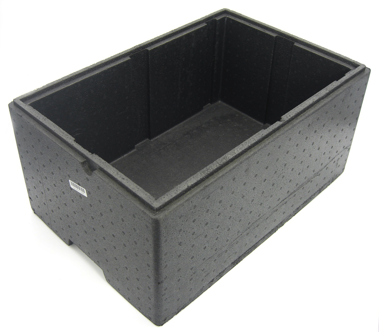 Thermobox "B-Ware" Iso Transportbehälter geschäumt, schwarz