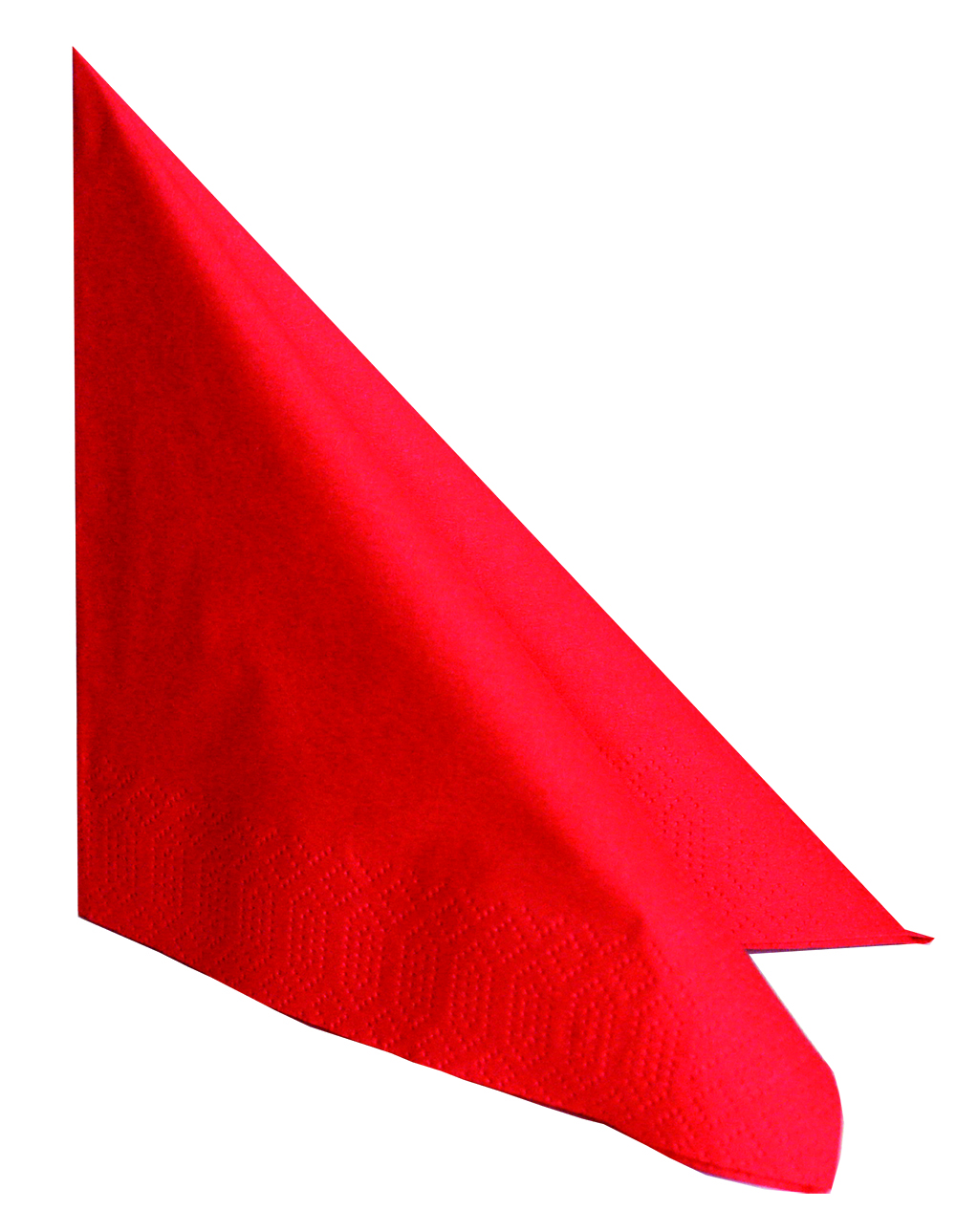 Servietten 40x40cm, 3-lagig, 1/4 Falz, rot, 1600 Stück/Karton