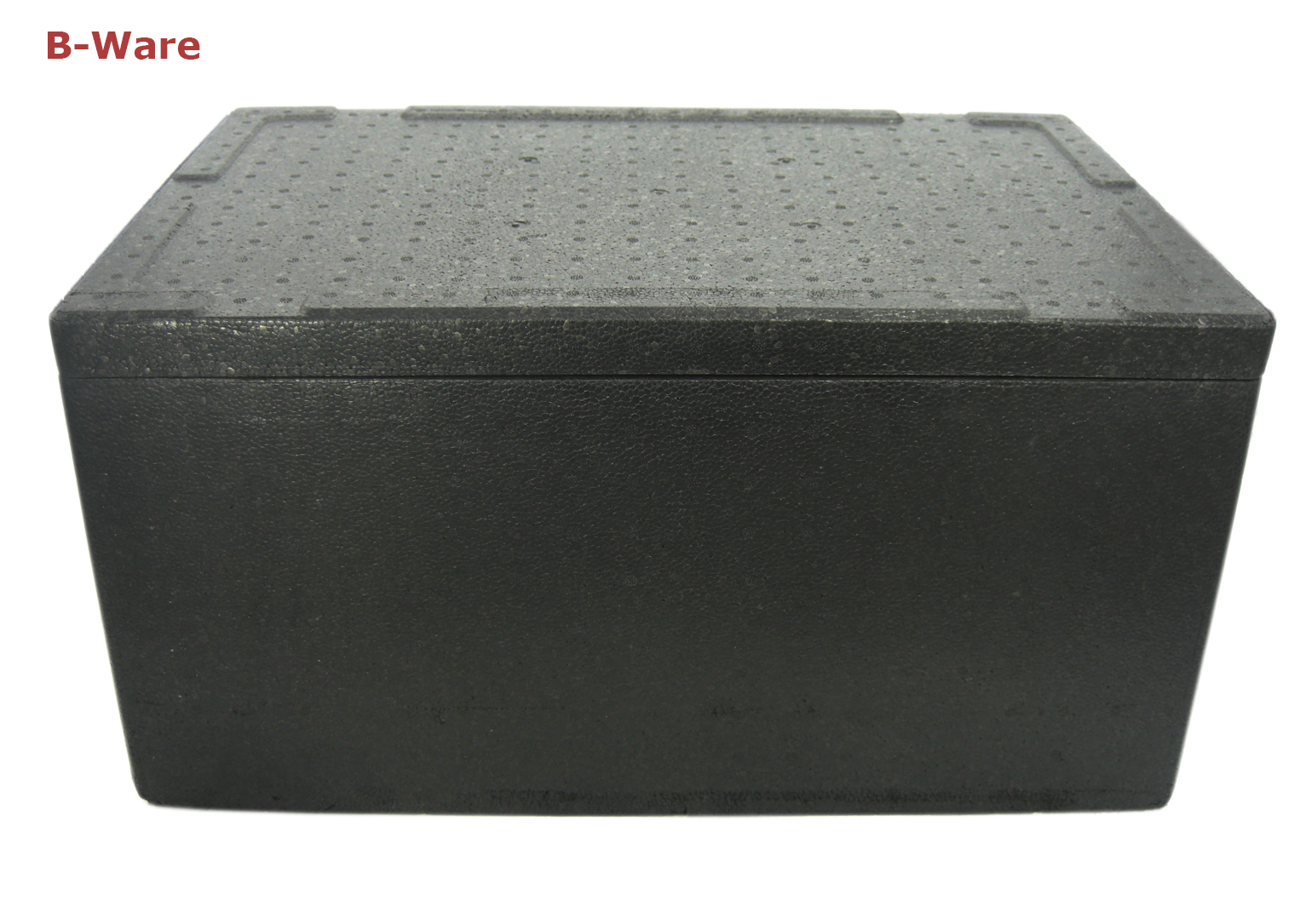 Thermobox "B-Ware" Iso Transportbehälter, 60x40x31cm, geschäumt, schwarz