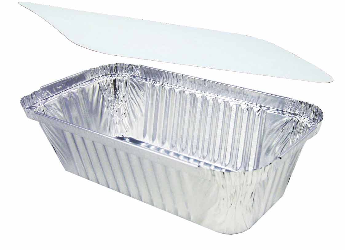 Aluschale R13-670L mit Deckel, 100 Stück/Packung Aluschale R13-670L mit Deckel, 100 Stück/Packung