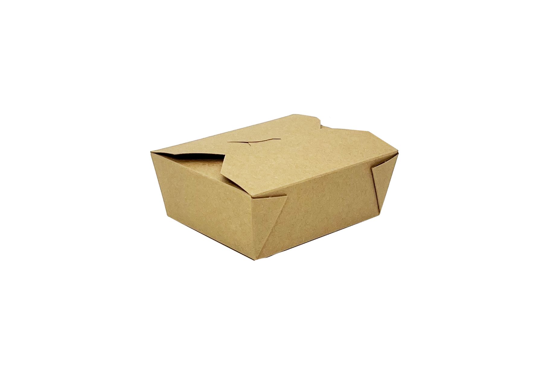 Kraft Papier Lunchbox 450ml, 125x100x45mm, 200 Stück/Karton