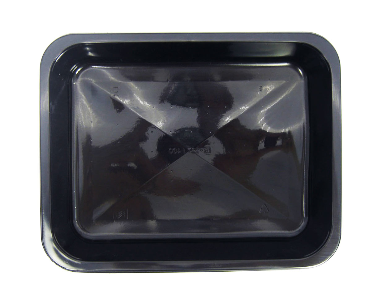 Siegelschale PP "ungeteilt" schwarz, 41mm tief, (862274009) 320 Stück