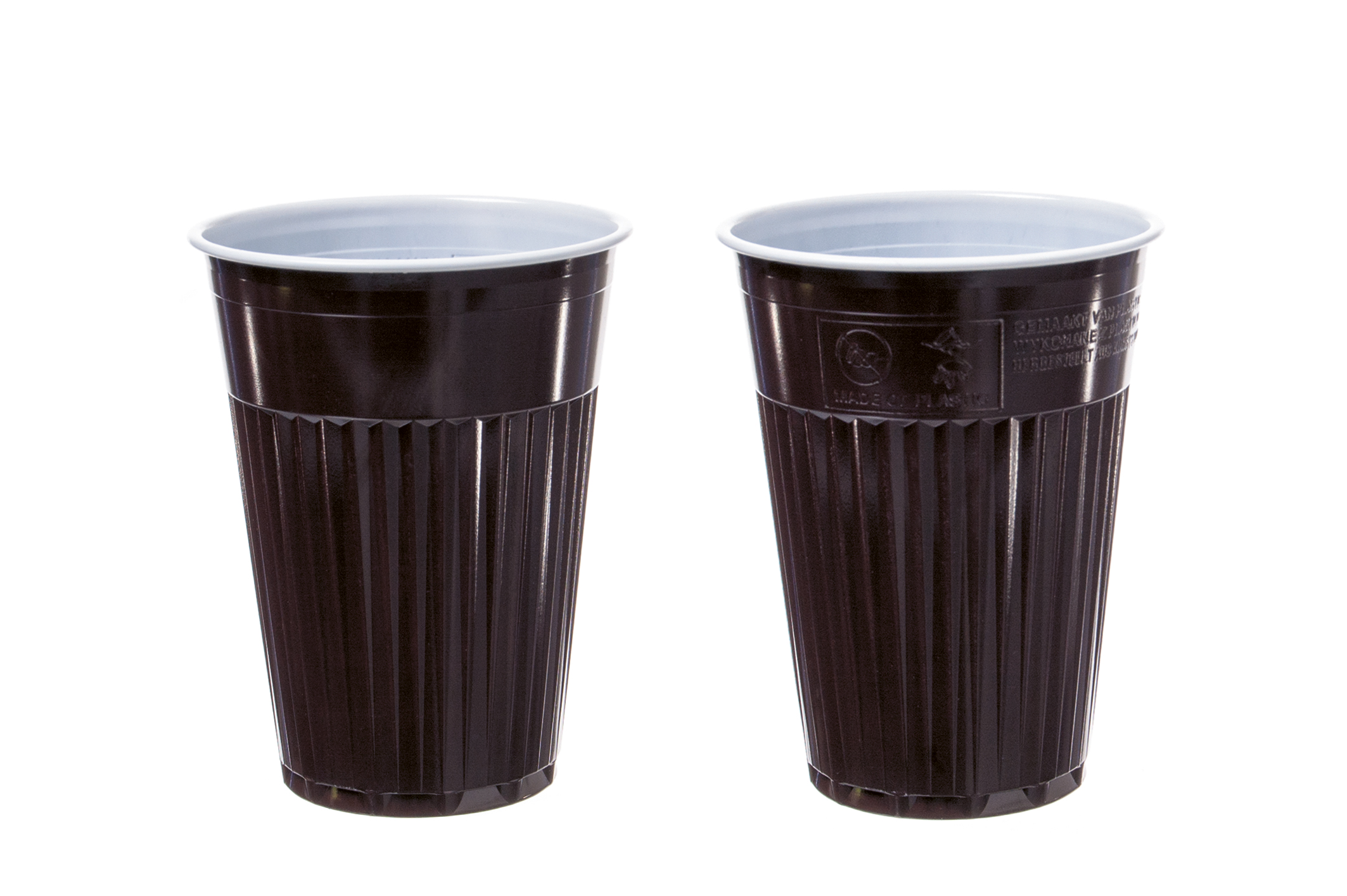 Automatenbecher 180ml, braun, PS, 3000 Stück/Karton