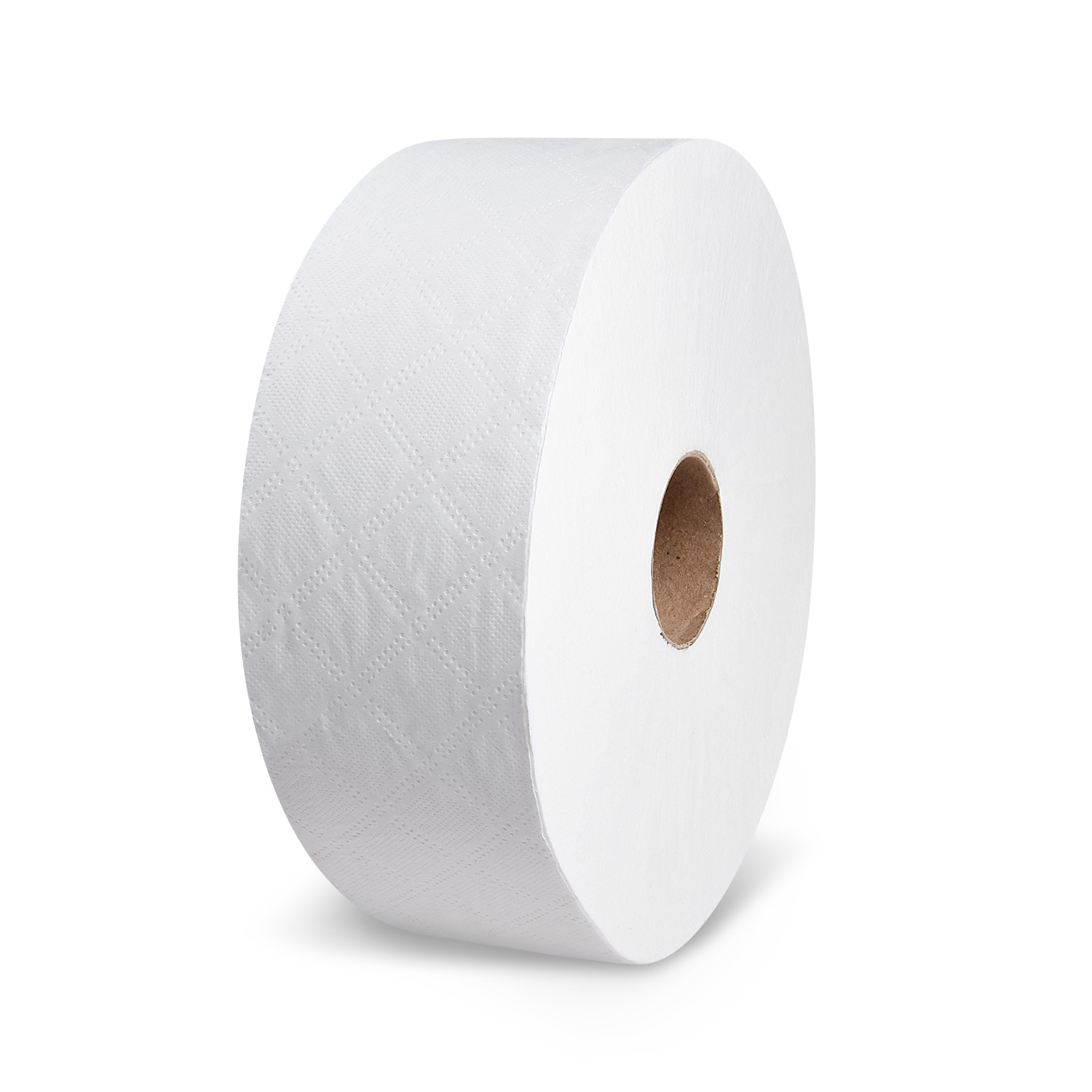 Jumbo-Toilettenpapier, 2-lagig, Ø 23cm, weiß, 6 Rollen/Packung