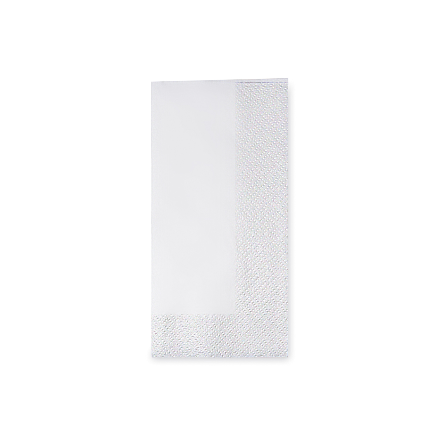Serviette 33x33cm, 2-lagig, 1/8-Falz, weiß, (6x250) 1500 Stück/Karton