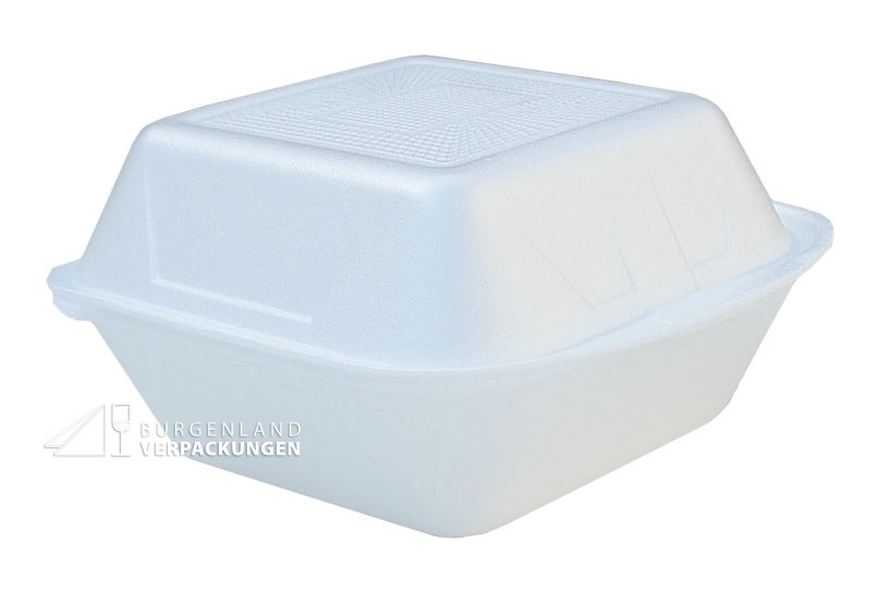 Hamburger-Box klein, "IP7", geschäumt, 500 Stück/Karton