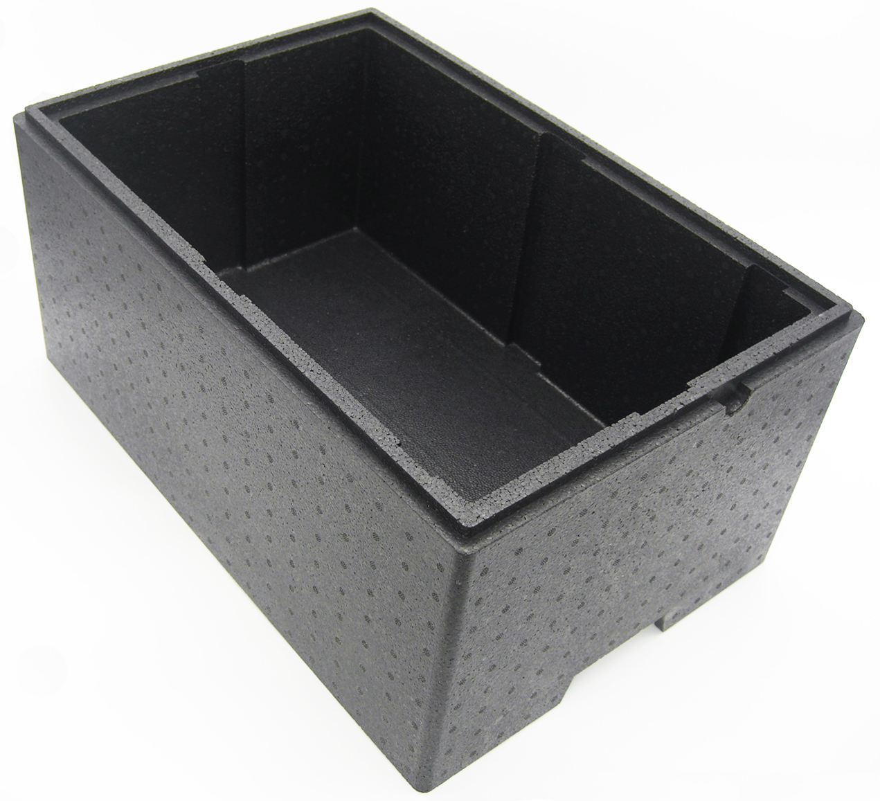Thermobox Iso Transportbehälter, 60x40x31cm, geschäumt, schwarz