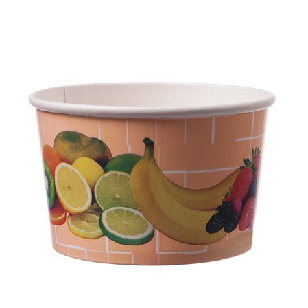 Eisbecher "Früchte", 340ml (270/523), apricot, 200 Stück Eisbecher "Früchte", 340ml (270/523), apricot, 200 Stück