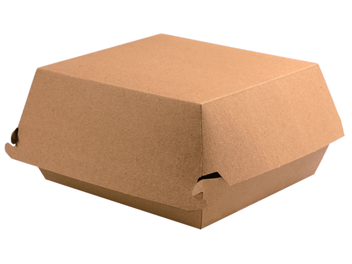 "eco-bio-Line" Hamburger Box groß, 400 Stück/Karton