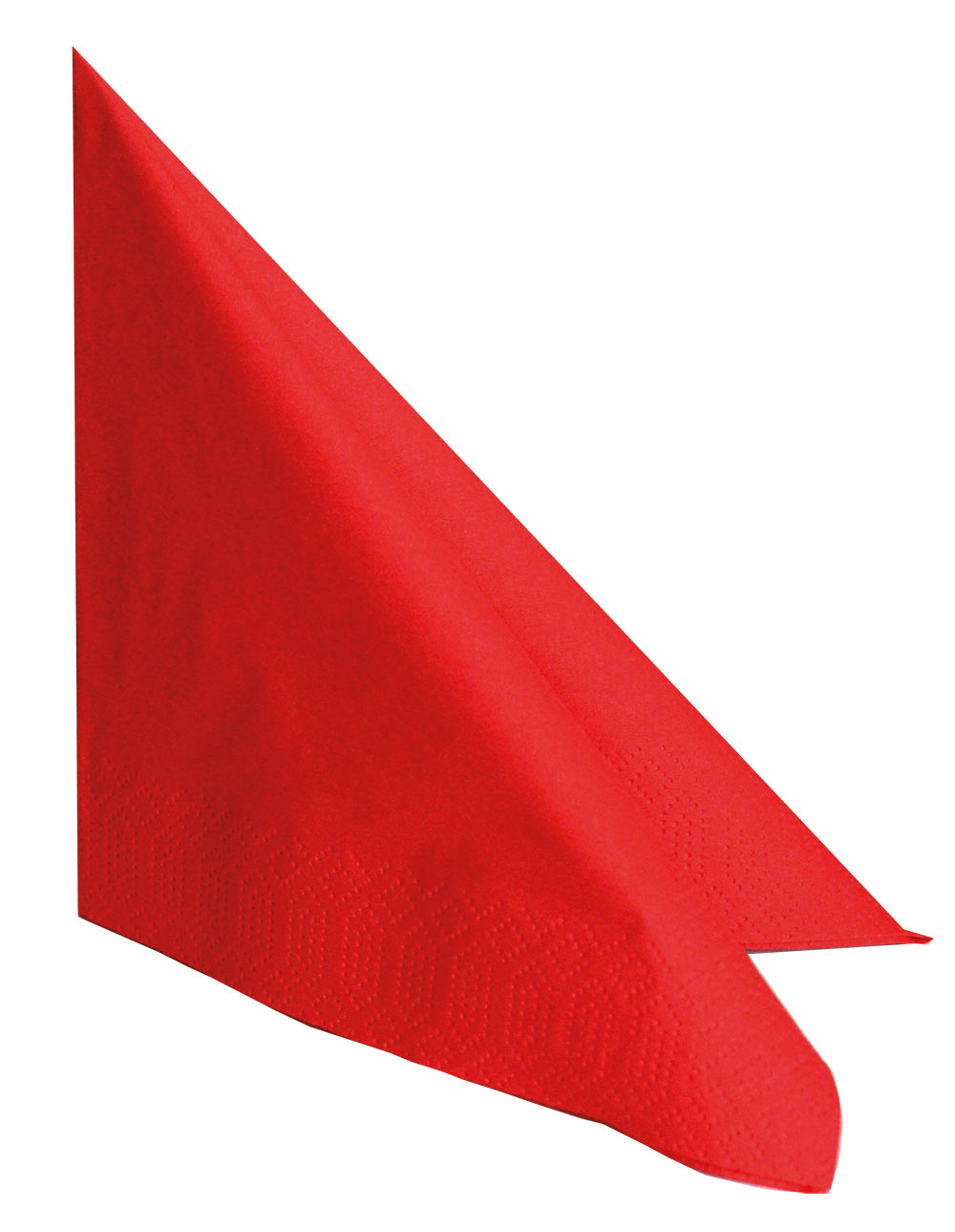 Zelltuchservietten 33 x 33cm, 1/4 Falz, rot (1000 Stück/Karton)