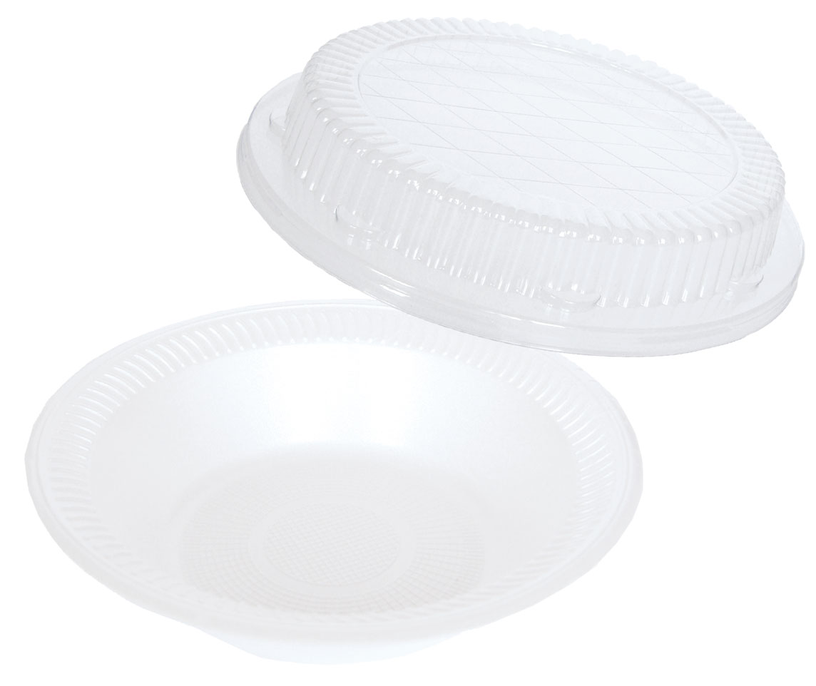 Komplett-Set Salatschale B3 "Klassik" mit Deckel, ca. 800 ml (100 Stück/Packung)
