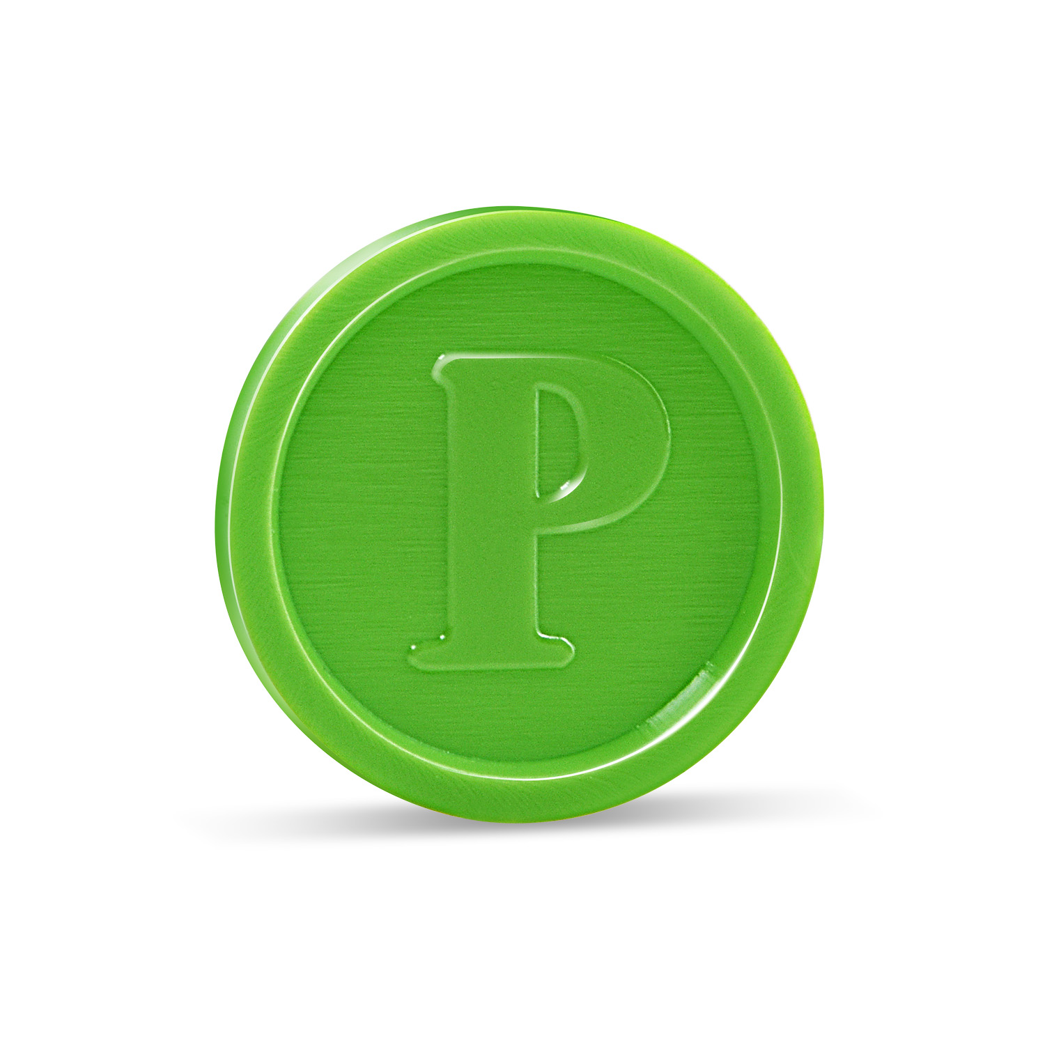 Pfandmarken, PS, grün, Ø 23mm, 100 Stück/Packung