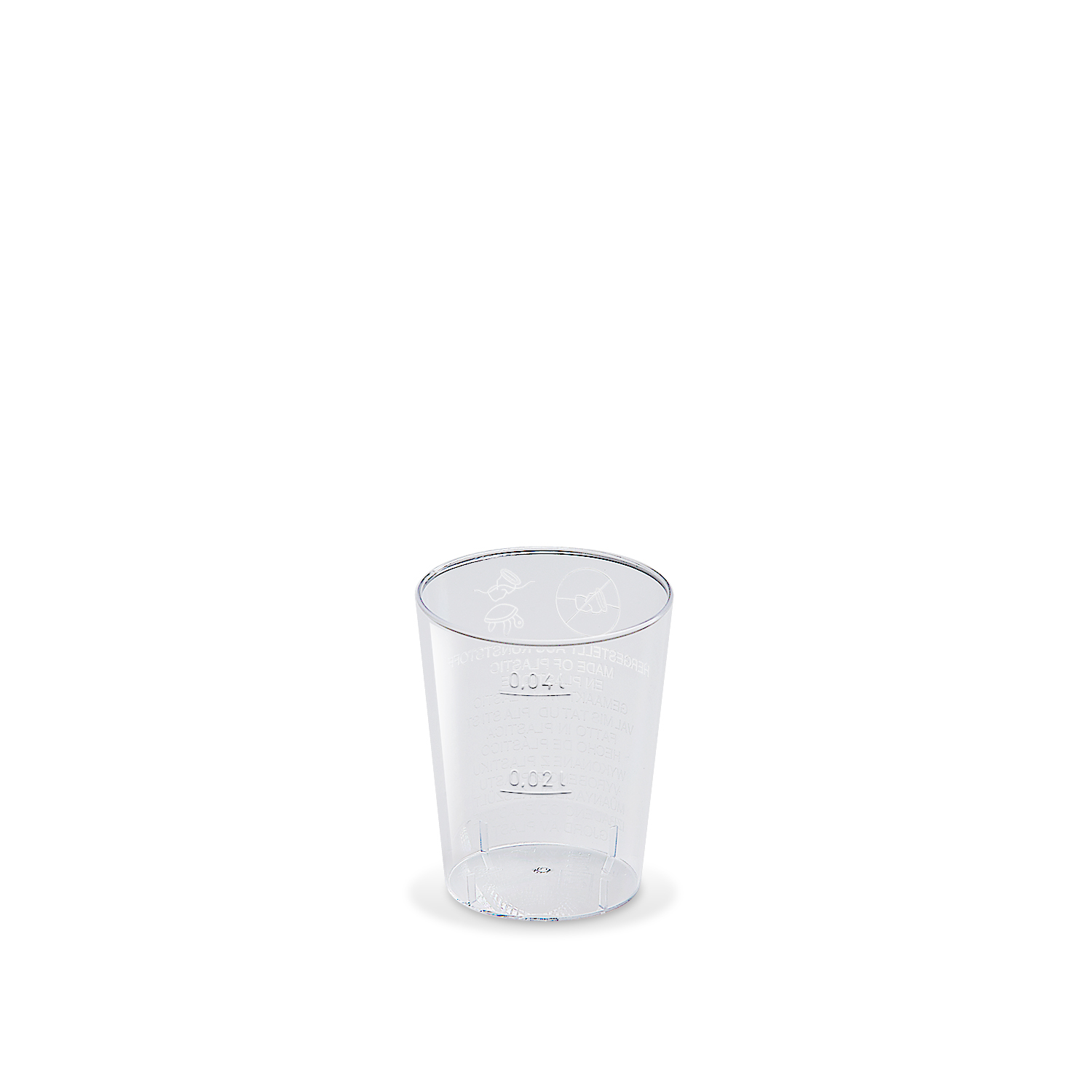Schnapsglas PS 2/4cl VE2000 (40x50) (Karton)