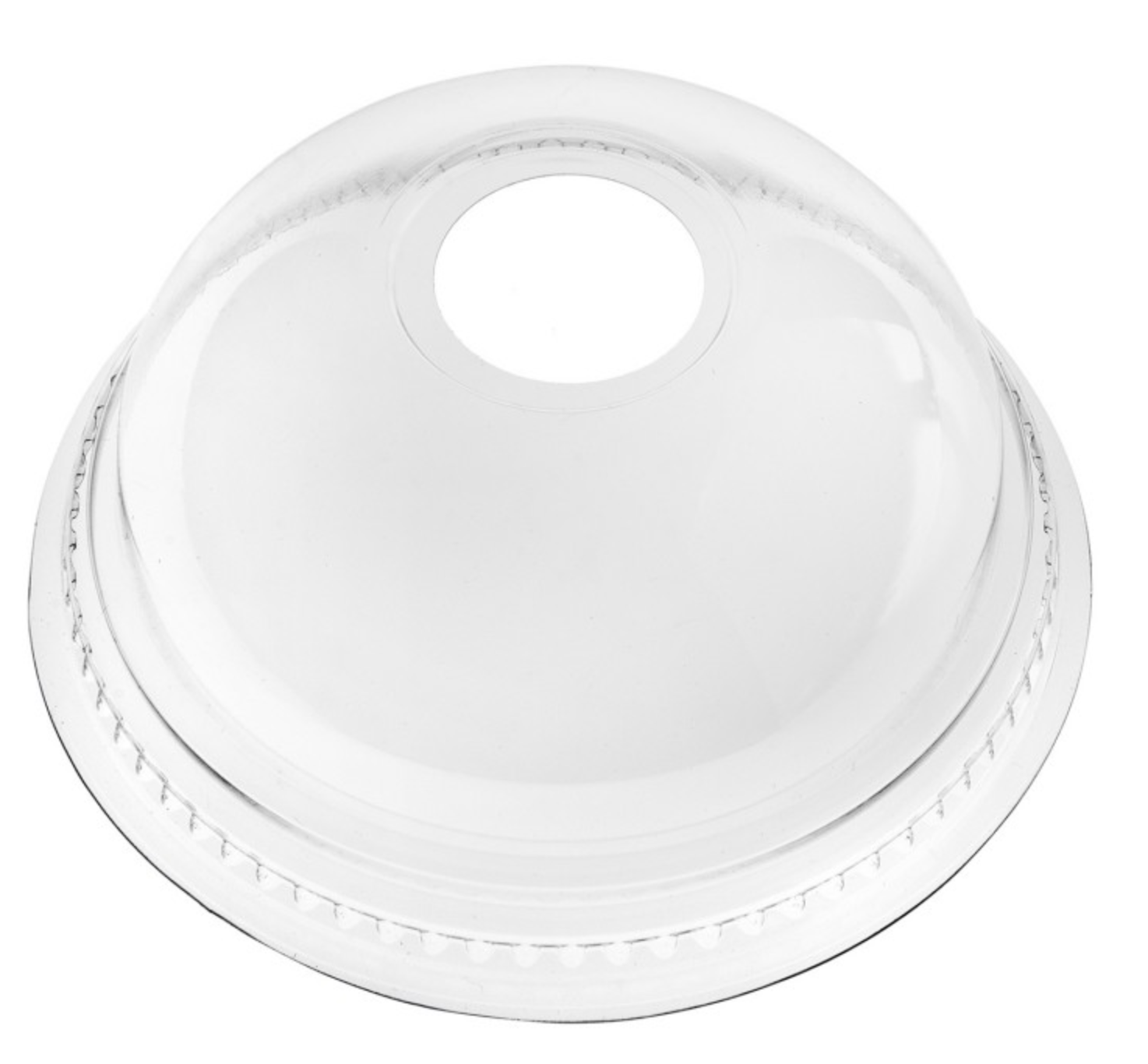 rPET Domdeckel MIT Loch, Ø 95 mm, 1.000 Stück/ Karton