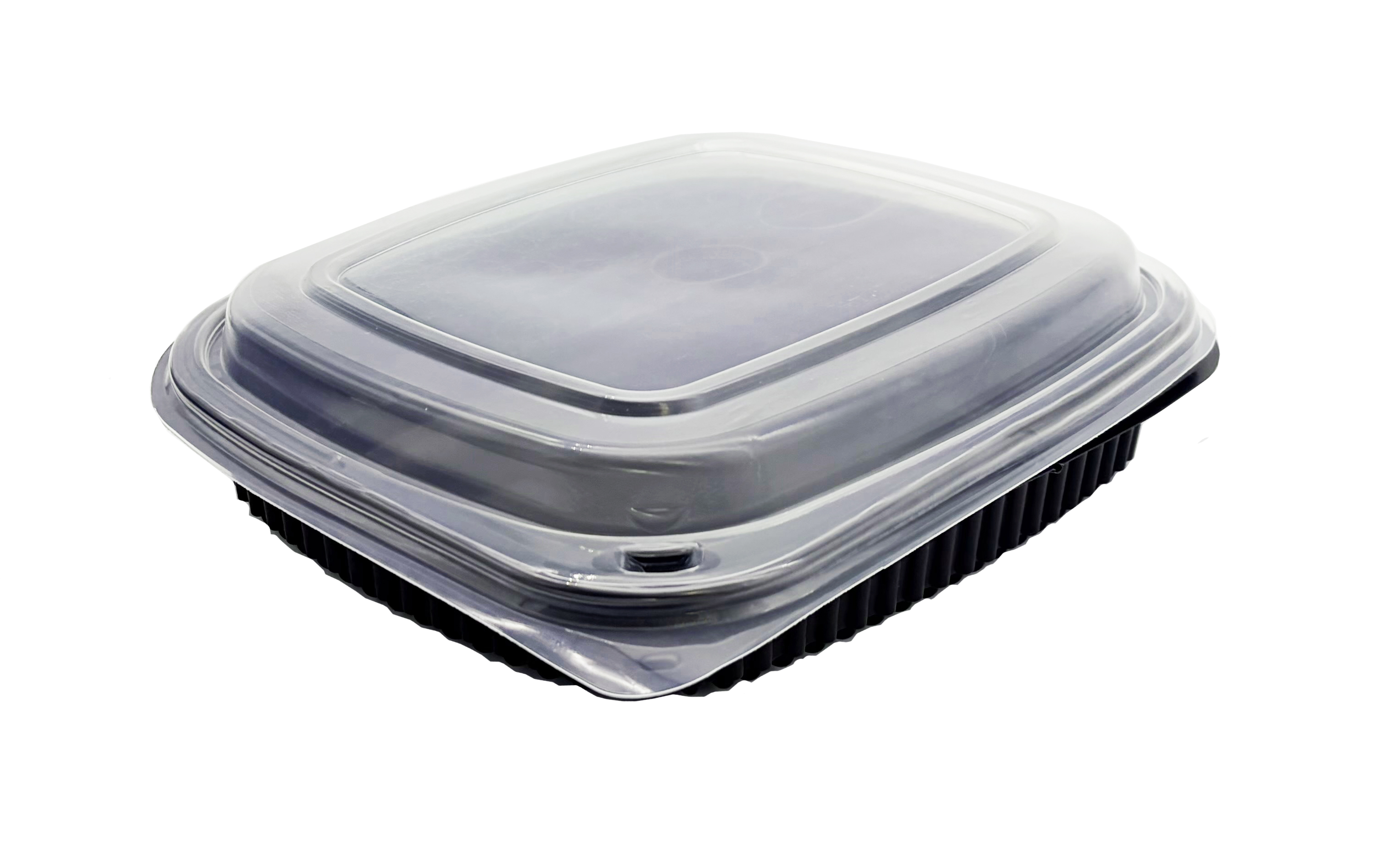 MW Menüschale ungeteilt mit Dom-Deckel, (16x200 Stück) 1 Palette