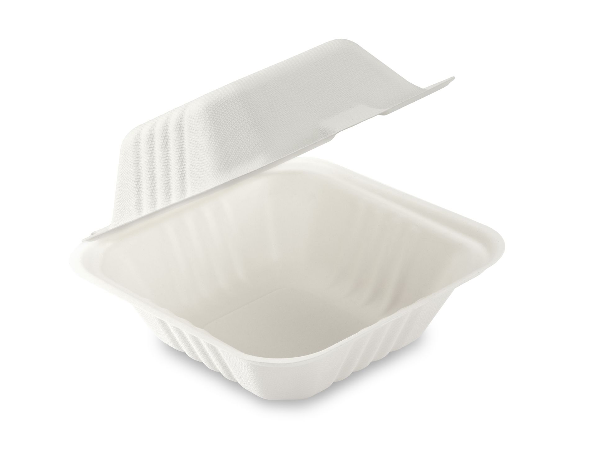 Bagasse Hamburger Box IP6, 500 Stück/Karton