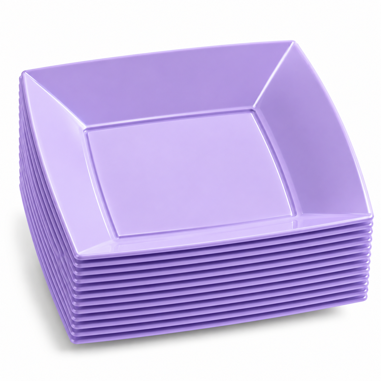 Dessertteller tief, 18x18 cm, NICE Collection, lila, 25 Stück/Packung