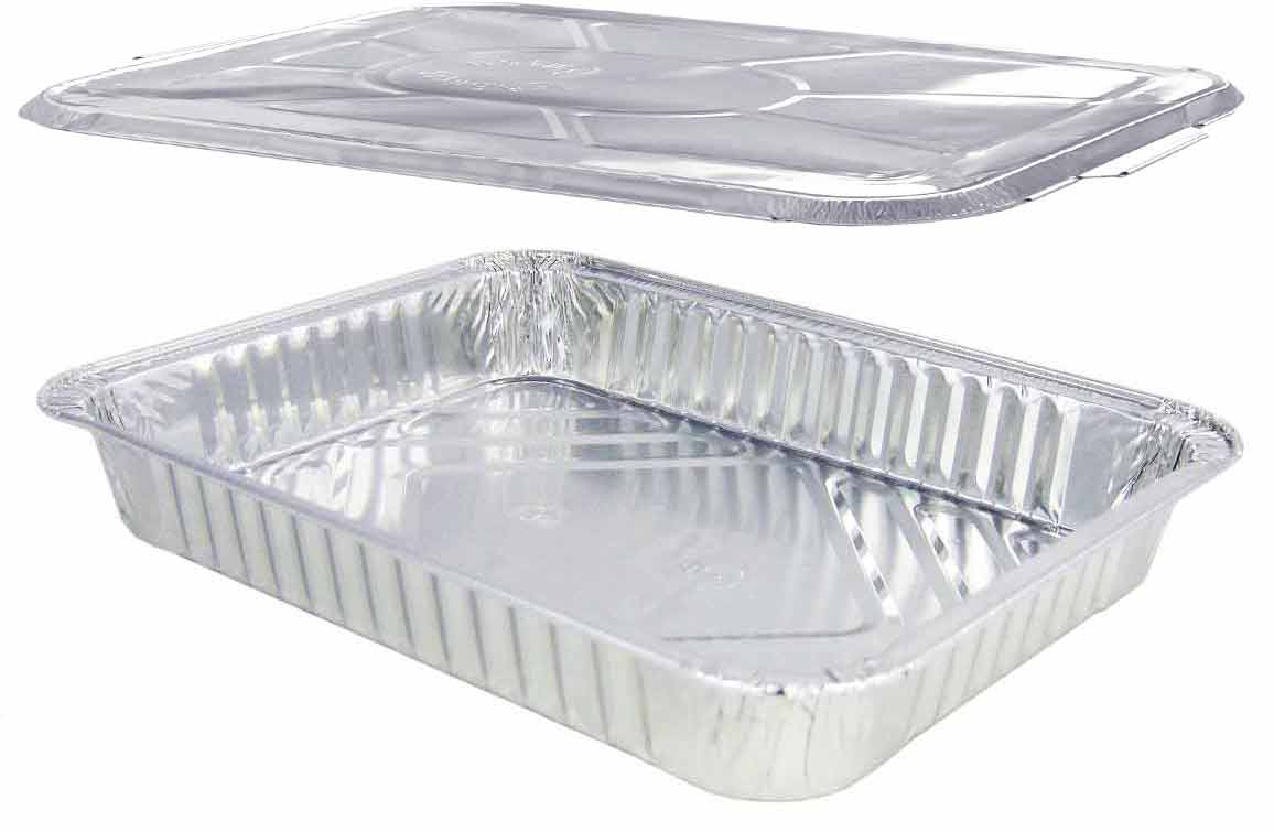 Komplett SET Menüschale R879-930G ungeteilt, flach, mit Alu-Deckel, 800 Stück/Karton Komplett SET Menüschale R879-930G ungeteilt, flach, mit Alu-Deckel, 800 Stück/Karton